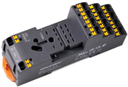 Releepesa SKC14-ST, SK4P, SK36F, 4P 8A 300V, push-in, RKE 4CO releed, kompl. plastklamber, marker, UL/TÜV/CE, TS35