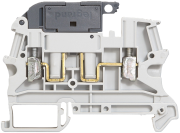 Fuse Terminal Viking™3, 2.5mm² 6.3A 500V, fuse 5x20, pitch 6, beige