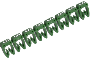 Juhtmemärgis CAB3, 1.5..2.5mm², 5, ribas 30pcs, roheline