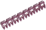 Juhtmemärgis CAB3, 1.5..2.5mm², 7, ribas 30pcs, purpurne