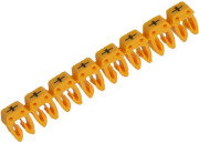 Juhtmemärgis CAB3, 4..6mm², (+), ribas 20pcs, kollane