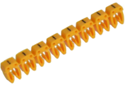 Juhtmemärgis CAB3, 0.5..1.5mm², (-), ribas 30pcs, kollane