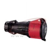 Mobile Socket Hypra, 3P+E 32A 415VAC, rubber, IP44