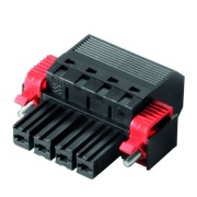 PCB Plug-in Connector BVF 7.62HP/05/180SF SN BK BX, female, 5poles, 7.62mm, push-in