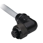 Drop Cordset KwikLink, DeviceNet Patchcord, trunk end: male Micro, right angle, device end: female Micro, straight, 3m, PVC, Allen-Bradley, hall