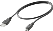 USB cable IE-USB-A-MICRO-1.8M , USB A, USB Micro, PVC, 1.8m