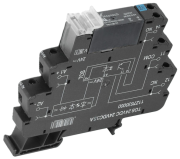 Pooljuhtreleeliides TOS, 5A 3..33VDC, jp 24VDC, LED, diood, 12.8mm