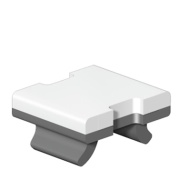 Lint-marker DEK 5/6 MM WS, PC-ABS + TPU, –40..90°C, V2, HF, valge