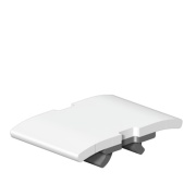 Lint-marker WS 12/8 MM WS, PC-ABS + TPU, –40..90°C, V2, HF, valge