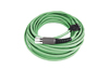 Feedback Cable Kinetix®, f. MP medium Inertia motors, (M7) SpeedTec DIN (motor end) to premolded (drive end), green, standard non-flex, 30m