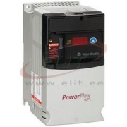 Sagedusmuundur PowerFlex40P, 0.4kW 1.4A 3x480VAC, aux. 3A 30VDC/ 125VAC/ 240VAC, integral keypad, LED display, RS485, frame B, Allen-Bradley