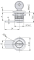 Kilbilukk Compact Cylinder 2-117, ø16.3mm, võti IL2233X, insert chrome plated, zinc plated steel cam +06.24, IP54, Industrilas