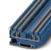 Feed-through Terminal Block PT 2.5-QUATTRO BU, 50pcs/pck