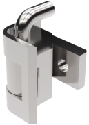 Nurgahing 3-190, avanemisnurk 180°, karastatud terasest tihvt, vasak, parem käelisus, ukseplaadi paksus 1.0..1.5mm, Industrilas, kroom