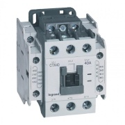 Kontaktor CTX³ 40, 18.5kW 40/60A 3x400VAC, aux. 2NO, 2NC 16A 240VAC, cv 230VAC, TS35/ panel mount