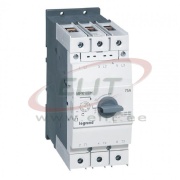 Mootorikaitselüliti MPX³ 100H, 37kW 55..75A 75kA, thermal magnetic, rotary handle, TS35/ panel mount
