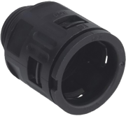 Liitmik RQG-M, M50x1.5| D54.5, wrench 65mm, -40..120°C, polyamide impact-resistant, TPE, V0 (UL 94), IP68/69, black