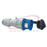 CEE Plug P17 Tempra, 1P+N+E 32A 250VAC, straight, IP44, 6h