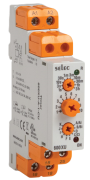 Aegrelee 600XU, 13functions| 0.1s..3h res. 0.1s, 1CO SPDT 5A 250VAC, cv 12..240VDC/ 20..240VAC, TS35