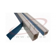 Karbik DLP-S, 16x16mm, L2m/pc, kleeplint, valge