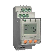 Pinge/faasikontrollirelee 900VPR-BL, 3digits LCD backlight, 3Ø-3/4W, over/under voltage ^frequency ^phase asymmetry/ failure/ sequence ^neutral loss, range 50..500VAC, delay 0..300s, 2CO 5A 250VAC, sv 85..270VAC/DC, TS35