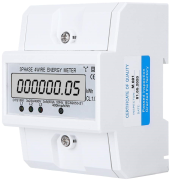 Moodularvesti DDS024, 5/80A (3Ø-4w)x 230/400VAC, LCD w. backlight, pulse output 400imp/kWh, cl.1, -20..55°C, W76mm, TS35