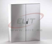 Roostevaba teraskilp ECOR, 1000Wx1200Hx300D, paaris sile uks, paigaldusplaat, 2-suunaline lukustusmehhanism, ø3mm kaksikhammasvõti, AISI304L, IP55 IK10, NEMA12