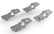 Riputusklamber ECSF, E COR, incl. accessories, zinc-coated steel, 4pcs/pck