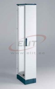 Kaabli sisestuskapp ENUX, 300Wx1800Hx600D, frame, blank door, rear panel, lever-operated double bar locking w. 3mm double-bit insert, modular, adj. cable entry w. sealing gasket, C3M| epoxy resin layer, IP55 IK10, NEMA12, sinine/ hall