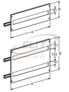 Moodulpaneel EUPM, punched, 600Wx400H| 2x 24M, incl. accessories, mounting rail, hall