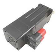 Servo Motor MPL, 460V, 5000rpm, 0.86kW 2.6A, 2.1Nm, MT HR encoder, shaft keyed, SpeedTec DIN, right angle, 180° rotatable, brake 24VDC, FMH type FF, frame 75mm, stack 76.2mm, IP50(66)