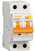 Kombikaitselüliti EPBR-63H, 1C+N 13A 240VAC 10kA, AC 30mA, 2M, 10mm²