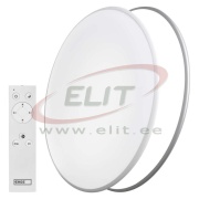 LED valgusti ALVI 36W 115° D500 2700...6500K |140…2880lm muudetava valgustugevusega, puldiga, PMMA IP20, valge, Emos