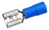 Juhtmehülss-pesa Con vh 6.3 b, PVC insulated, female, 1.5..2.5mm² 300V, tab 0.8x6.4mm| 648, -25..75°C, PVC, brass, 100pcs/pck, sinine