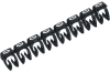 Juhtmemärgis CAB3, 4..6mm², 0, ribas 20pcs, must