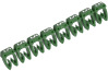Juhtmemärgis CAB3, 4..6mm², 5, ribas 20pcs, roheline