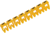 Juhtmemärgis CAB3, 0.5..1.5mm², N, ribas 30pcs, kollane