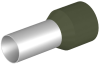 Juhtmehülss kraega Ce 500020 w, H50x20mm, 50pcs/pck, khaki