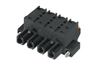 PCB Plug-in Connector BLF 7.62HP/02/180F SN BK BX, female plug, 7.62mm, 2P, 180°, 2.5mm², push-in, black