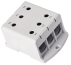 Hargnemisklemm Al/Cu UK50/3A, 1P (6holes) 2.5-50mm² 290/320A 1000VAC/ 1500VDC, Hex5 4Nm 2.5..4mm²/ 12Nm 6..50mm², TS35, MaxPro, hall
