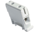 Hargnemisklemm Al/Cu UK16/1A, 1P (2holes) 1.5-16mm² 75/82A 1000VAC/ 1500VDC, Hex4 1.5Nm 1.5mm²/ 3.5Nm 2.5..6mm²/ 7Nm 10..16mm², TS35, hall