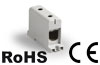 Hargnemisklemm Al/Cu UK150/1A, 1P (2holes) 35-150mm² 290/320A 1000VAC/ 1500VDC, Hex6 14Nm 25..50mm²/ 35Nm 70..150mm², TS35/ panel mount, MaxPro, hall