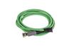 Feedback Cable 2090 Kinetix, SpeedTec DIN (motor end) » D-Sub (drive end), 600V, 25m industrial TPE cable 15x22AWG D0.38-in., Allen-Bradley, green