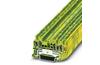 Ground Modular Terminal Block ST 2.5-TWIN-PE, 50pcs/pck