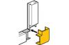 L-nurk DLP-S, 32x16mm, valge