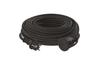 Ilmastikukindel pikendusjuhe 30m pistikuga, jätkupesa klapiga 1x 2P+E Schuko 16A 250V 3680W, kaabel neopreen H07RN-F3G 1,5 mm2, IP44, must, Emos