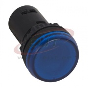 Pilot Light Osmoz, LED, ø22.5mm, 230VAC, IP66/69K IK05, blue