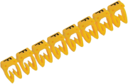 Marker CAB3, 4..6mm², F, strip 20pcs, yellow
