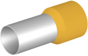 Wire-End Ferrule w. Collar Ce 1500032 w, H150x32mm, 25pcs/pck, yellow
