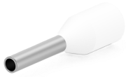 Wire-End Ferrule w. Collar Ce 007508 wc, H0.75x8mm, 100pcs/pck, white